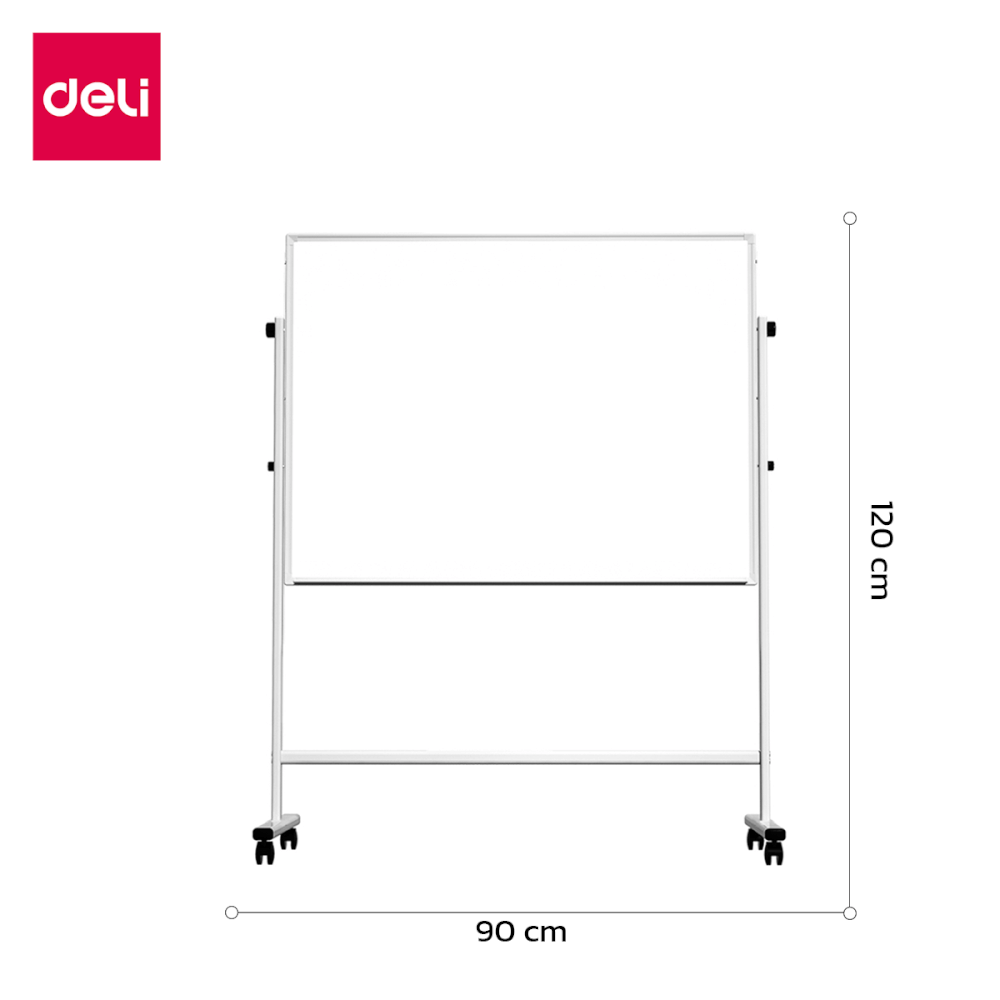 กระดานไวท์บอร์ด Deli 33622-GR-01 ขนาด 90 x 120 cm